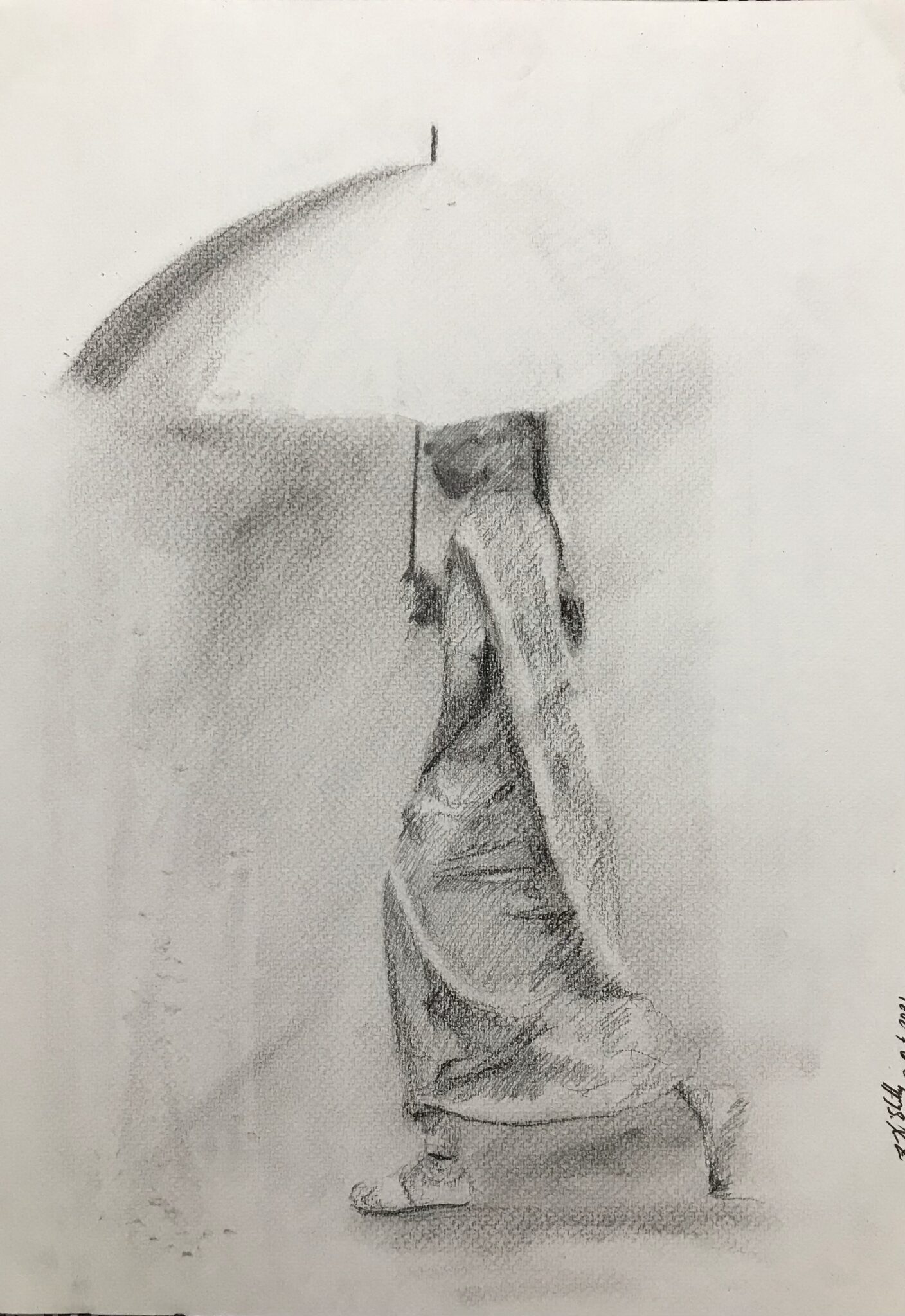 A quick charcoal study